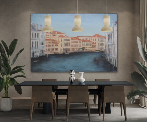*Il Canal Grande - view west from Ponte del L’Accademia Venice, Italy - Image 3
