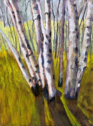 Birches - Yellow