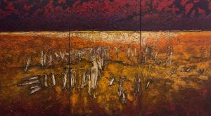 Ancient Landscape #135 (Triptych)